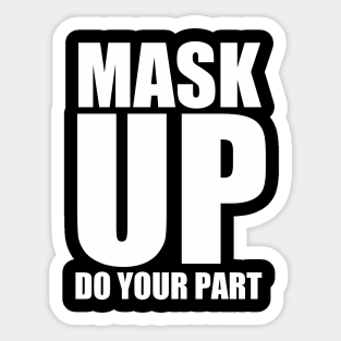 Mask Up Sticker